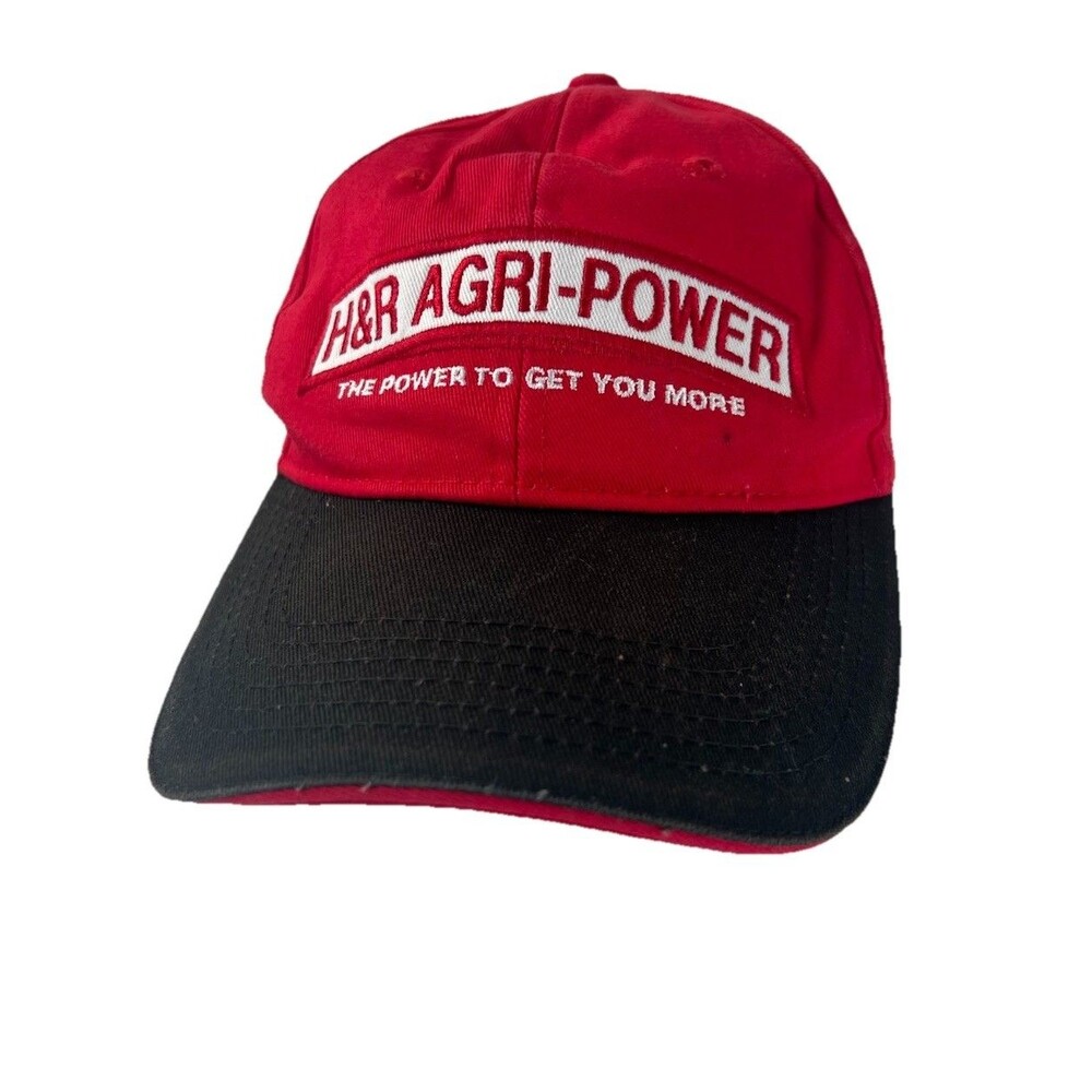 H&R Agri-Power Case IH Agriculture Adjustable Baseball Hat Ball Cap Farm Red